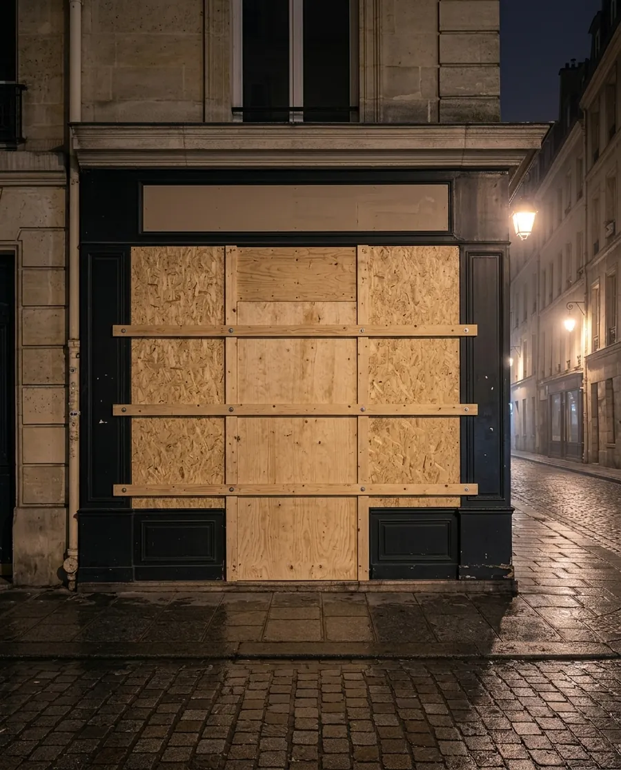 Protection vitrine